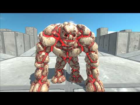 New Unit Lava Golem Boss Raid - Animal Revolt Battle Simulator