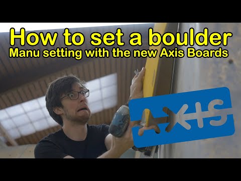 How to set an easy boulder with Axis plywood boards