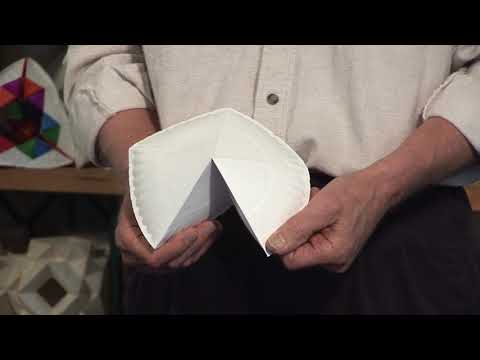 Wholemovement: Folding the Circle for Information | Geometric Paperfolding by Bradford Hansen Smith