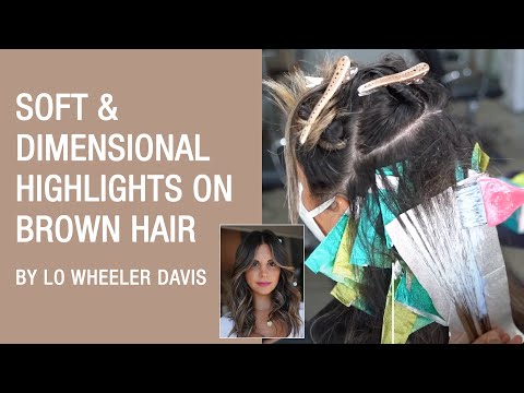 Soft & Dimensional Highlights On Brown Hair | Smokey...