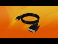 Подключение кабеля-переходника HDMI-DVI
