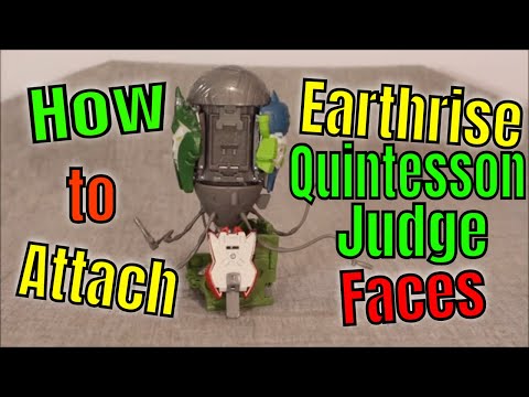 How to Put the Faces on the Transformers Earthrise Quintesson Judge - GotBot True Review NUMBER 761