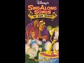 Opening To Disney S Sing Along Songs Be Our Guest 1992 VHS