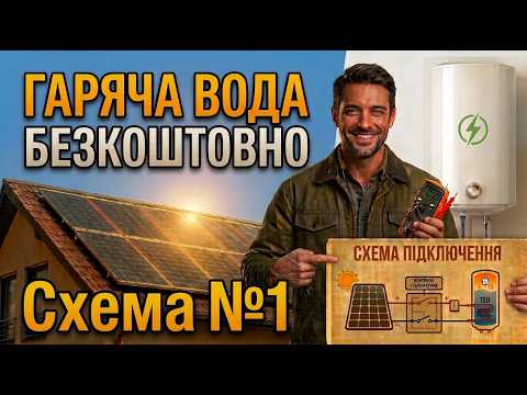 Нагрів бойлера від сонячних панелей