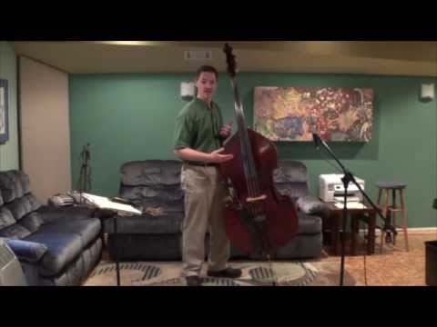 Double Bass Lesson - Tuning The Bass With Harmonics