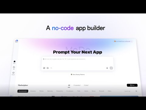 Build Full Apps and Websites Fast with No Code | MeDo.dev
