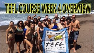 4-Week TEFL Course Breakdown-WEEK FOUR