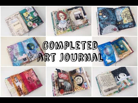 Completed Art Journal Flip Through
