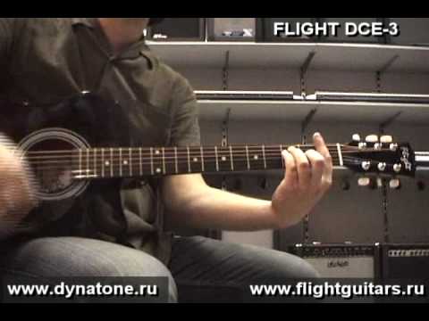 Электроакустическая гитара FLIGHT DCE-3