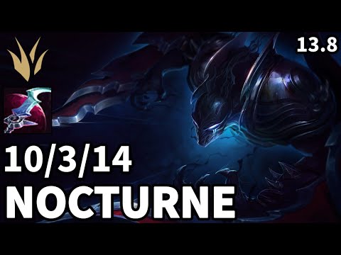 Nocturne Jungle vs Kayn - EUW Master | Patch 13.8