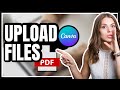 Upload PDF To Canva NEW UPDATE