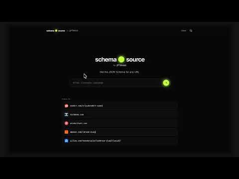 Schema Source 소개 영상