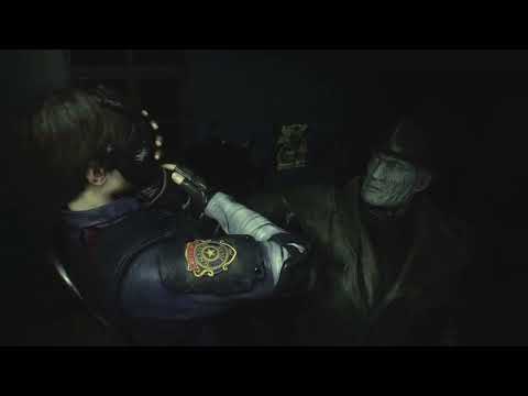 Mr.X really didn't like the fact that Leon shot him...