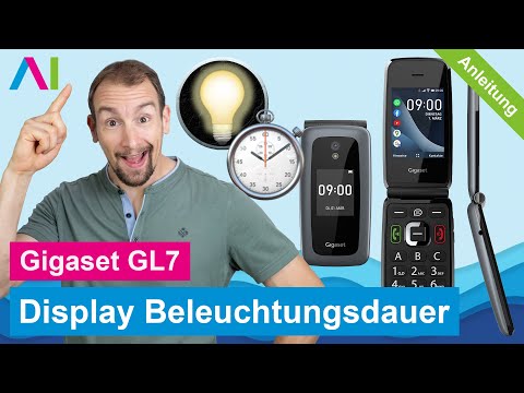 Gigaset GL7 - Beleuchtungsdauer Display • 📱 • 🔆 • ⏱ • Anleitung | Tutorial