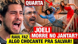TRÊS GRAÇAS: QUARTA 04/02 - Joely e Jorginho IMPLANTAM SURPRESA no JANTAR DA ARMINDA! Ela se da mal