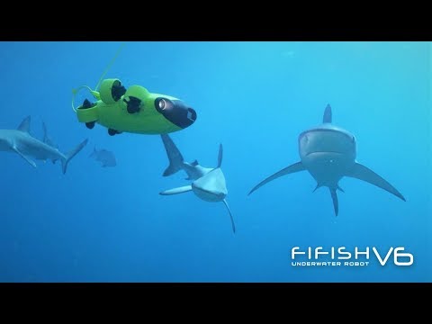 QYSEA FIFISH V6 Underwater ROV with Omnidirectional Movement and 4K UHD Camera