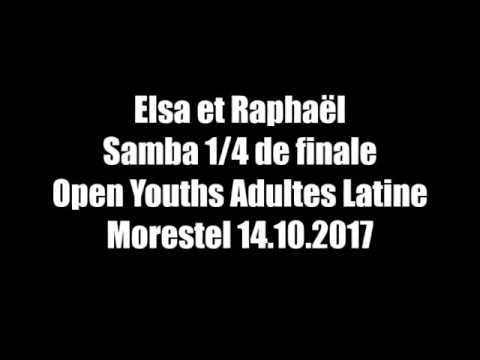 Elsa Bois et Raphaël Provitera | Samba | Open Youths Adultes Latine 1/4 de finale Morestel