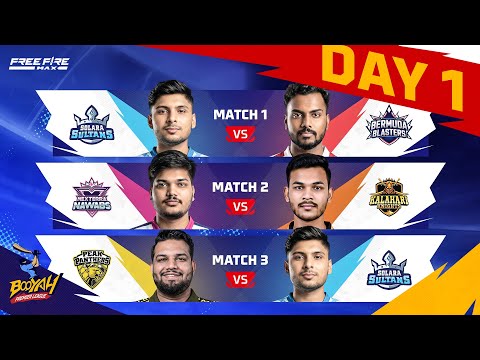 Booyah Premier League 2026 | Day 1 Part 1 