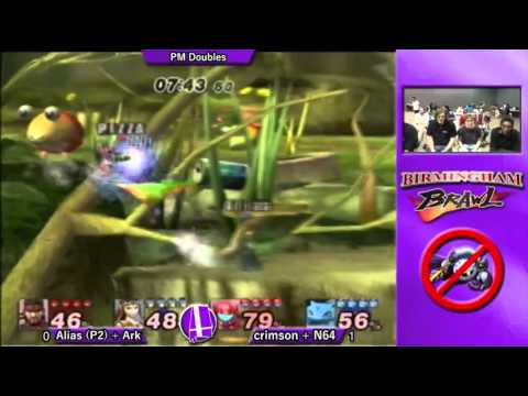 Birmingham Brawl 4 PM Doubles - Bombs Over Nintendo (Red) vs. Alias + Ark (Blue)