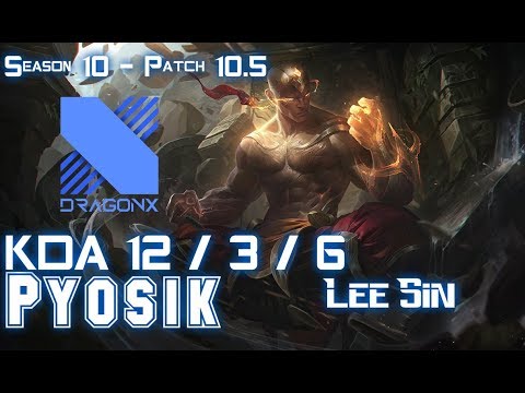 DRX Pyosik LEE SIN vs SYLAS Jungle - Patch 10.5 KR Ranked