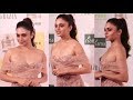 Amruta Khanvilkar Looks Sizzling H0T In Pink Dress At Grazia Millenial Awards 2019