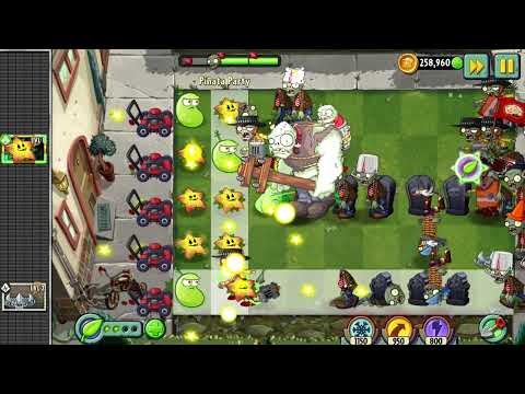 Plants vs Zombies 2 gameplay - Piñata Party - 6/11/2021