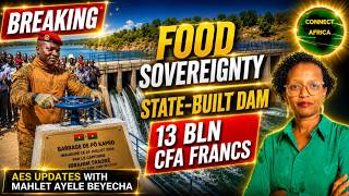 Breaking: Ibrahim Traoré's Food Sovereignty Drive Continues: Burkina Faso Opens State-Built Dam