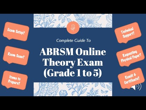 COMPLETE GUIDE TO ABRSM ONLINE THEORY EXAM｜Exam Setup｜How to do Room Scan｜Items to Prepare