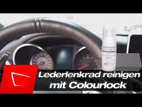 How to clean your leather steering wheel with the Colourlock smooth leather care set - smooth and...