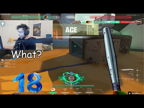 Tenz is back & His Aim is Crispy | Valorant Clips  V-18