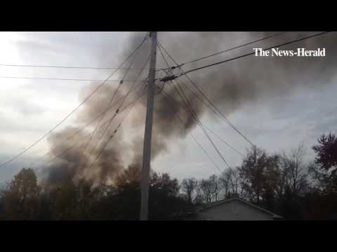 VIDEO: fire at Mentor marsh