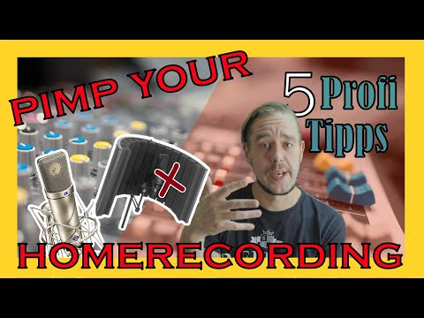 5 Tipps für HOMERECORDING in 2021! Für Anfänger und Fortgeschrittene!