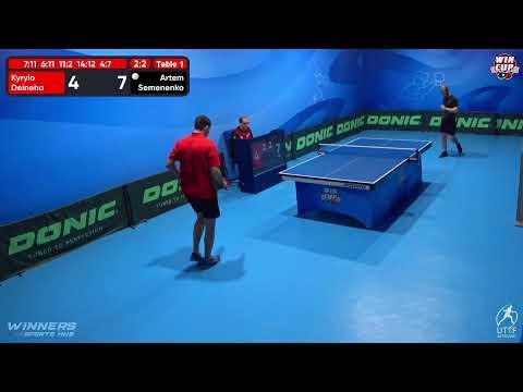 23:30 Kyrylo Deineha 2-3 Artem Semenenko West 5 WIN CUP 12.11.2022 | TABLE TENNIS WINCUP