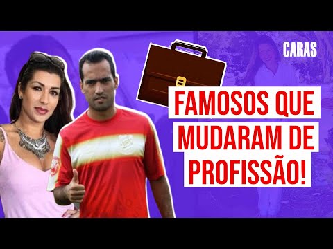 DE ROGER, O GUERREIRO, A MULHER MORANGUINHO: CONFIRA 7 FAMOSOS QUE MUDARAM DE PROFISSÃO!  (2019)