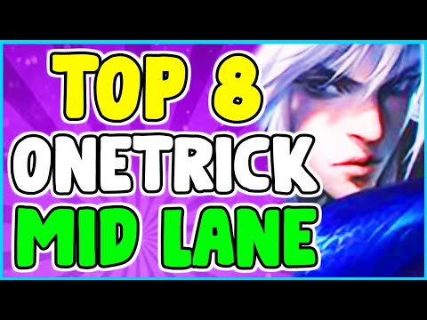 Top 8 BEST Champions To One Trick Mid Lane - League Of Legends Season 10