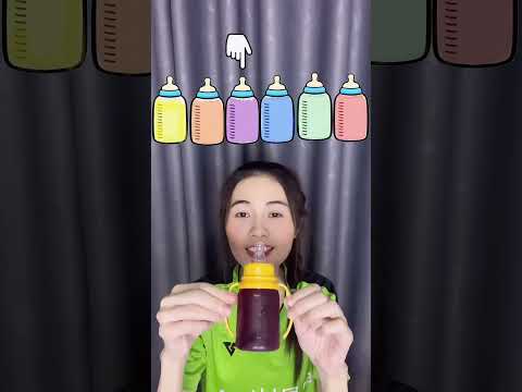 Drink 6 colors of water in a baby bottle 🍼