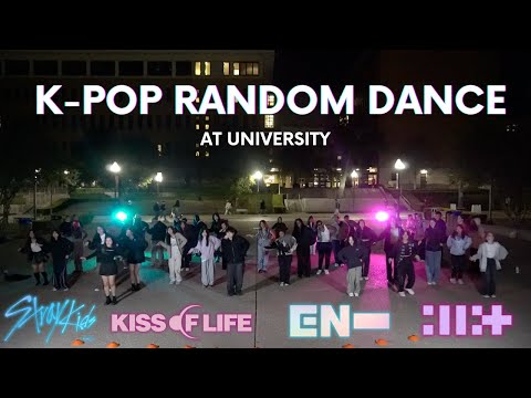 [KPOP IN PUBLIC] RANDOM PLAY DANCE | UT AUSTIN JANUARY 2025