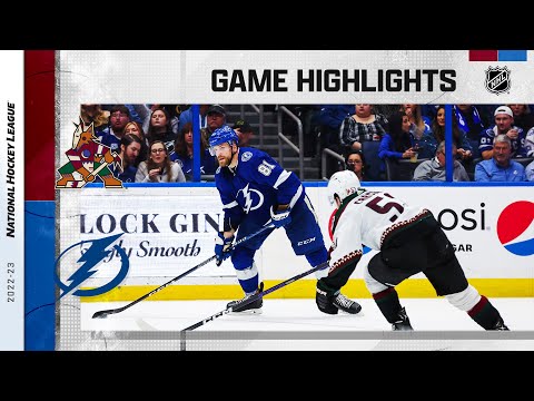 Coyotes @ Lightning 12/31 | NHL Highlights 2022
