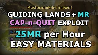 MHW Guiding Lands ULTIMATE EXPLOIT - Master Rank Up, Material Farm AND Area Levelling (After patch)