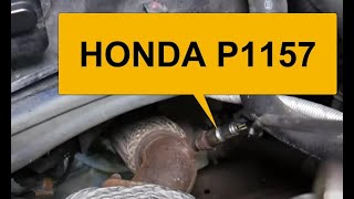 Que es obd p1157 Honda