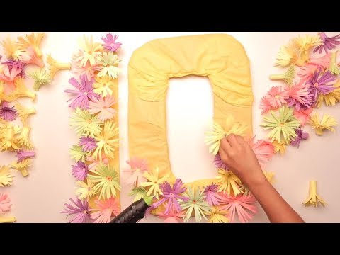 Shakey's Video: How To Make Creative Cut Out Numbers!