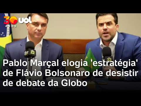 Pablo Marçal elogia ‘estratégia’ de Flávio Bolsonaro de desistir de debate da Globo