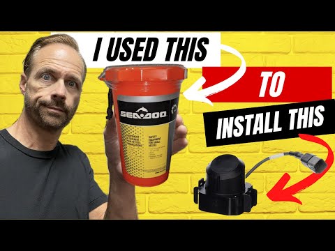 How I Installed The Depth Finder Using The Sea-Doo Safety Kit Can