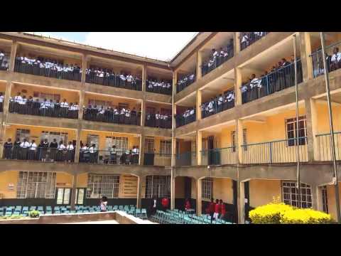 Hype time at Gitwe Girls