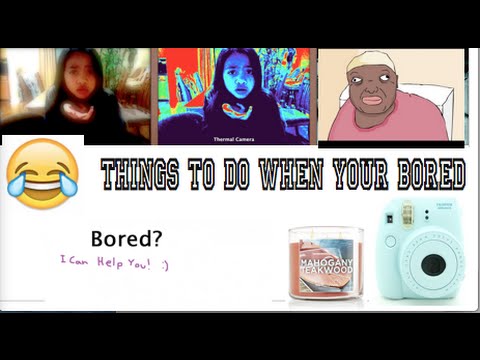 Things to do when your bored// featuring CHESCA!!!