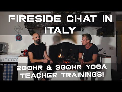 Fireside Chat in Tuscany with Josh Kramer & Guido | 200hr & 300hr Yoga Teacher Trainings