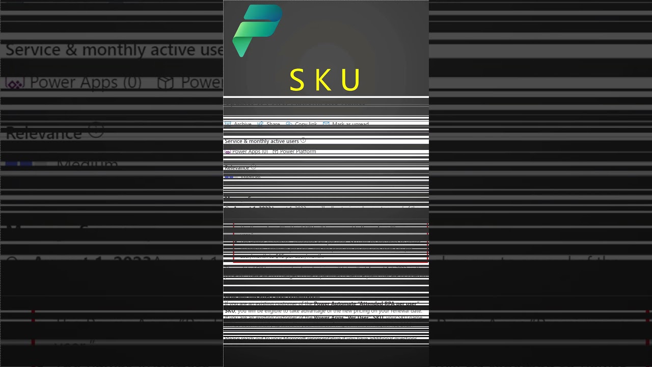 Updates to Power Platform SKU Names
