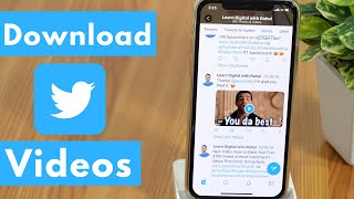 Download Twitter Videos on iPhone Camera Roll - Download Videos from Twitter 😱