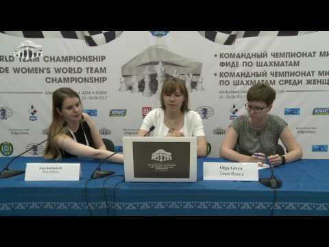 Round 7. Press conference with Olga Girya, Team Russia