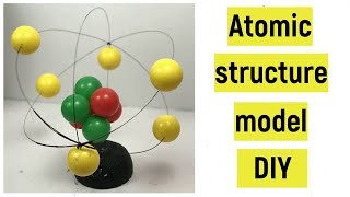 Download the video "Atomic structure model project | Atomic structure model 3d | Atomic structure model making | DIY"